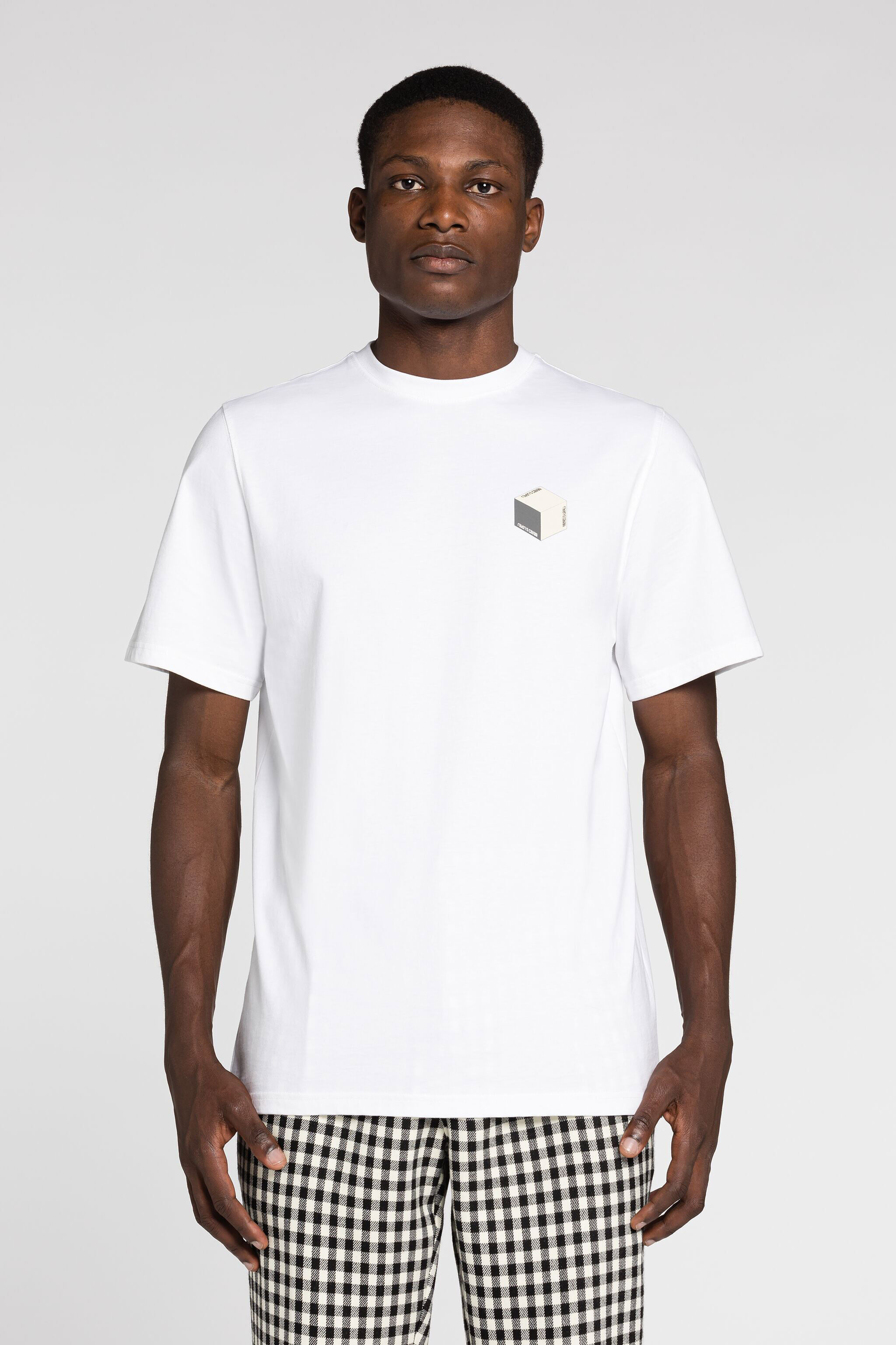 RC Camiseta con estampado gráfico Blanco RRT61R-JD060
