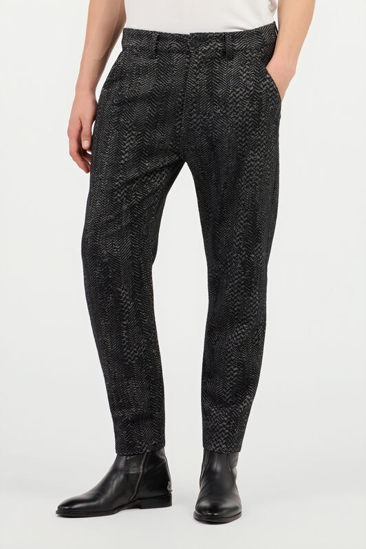 JC Schwarze Strukturierte Hose BLACK VFT016-VF016