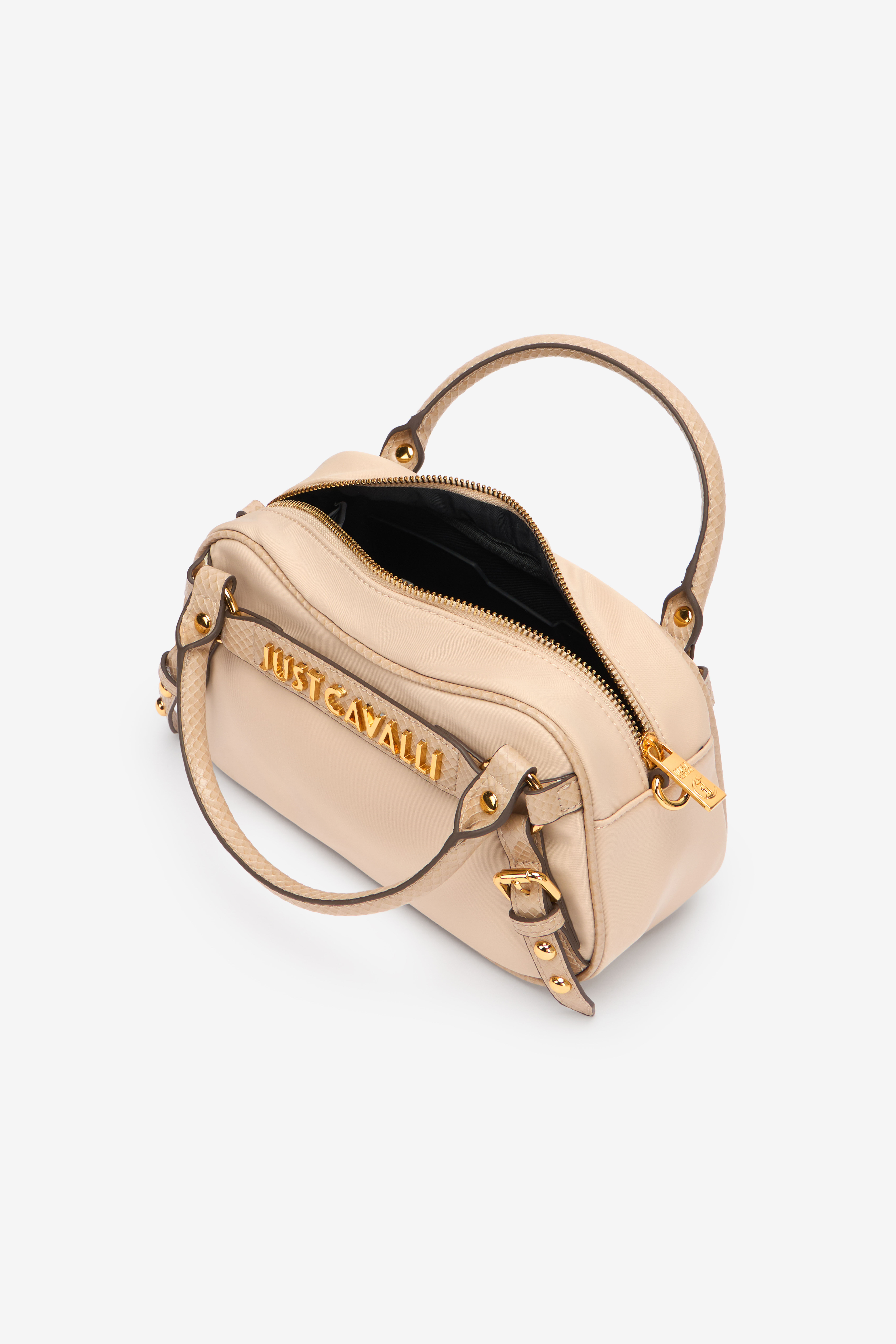 JC Beige Mini Bowling Bag With Logo DOE UFB103-UF472