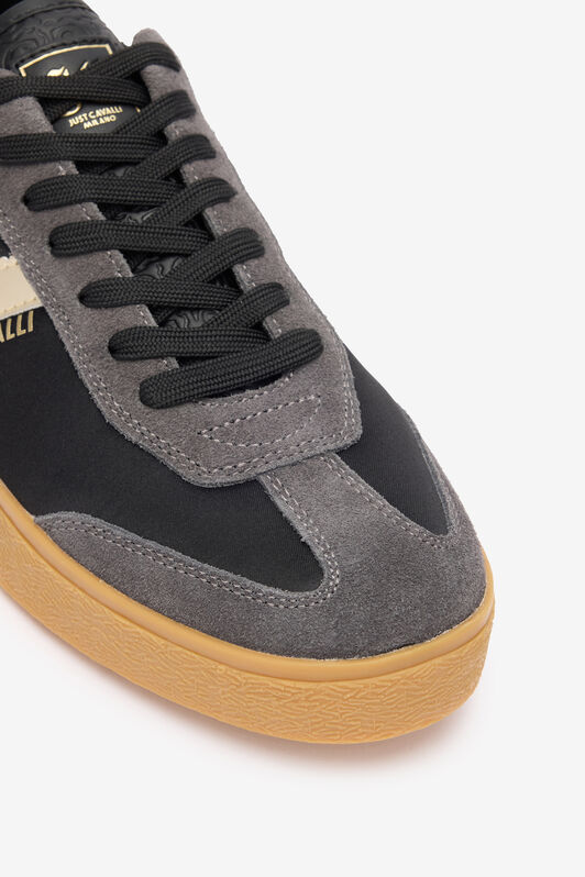 JC Sneakers Avec Contrefort Zèbre Black SFS063-SF309
