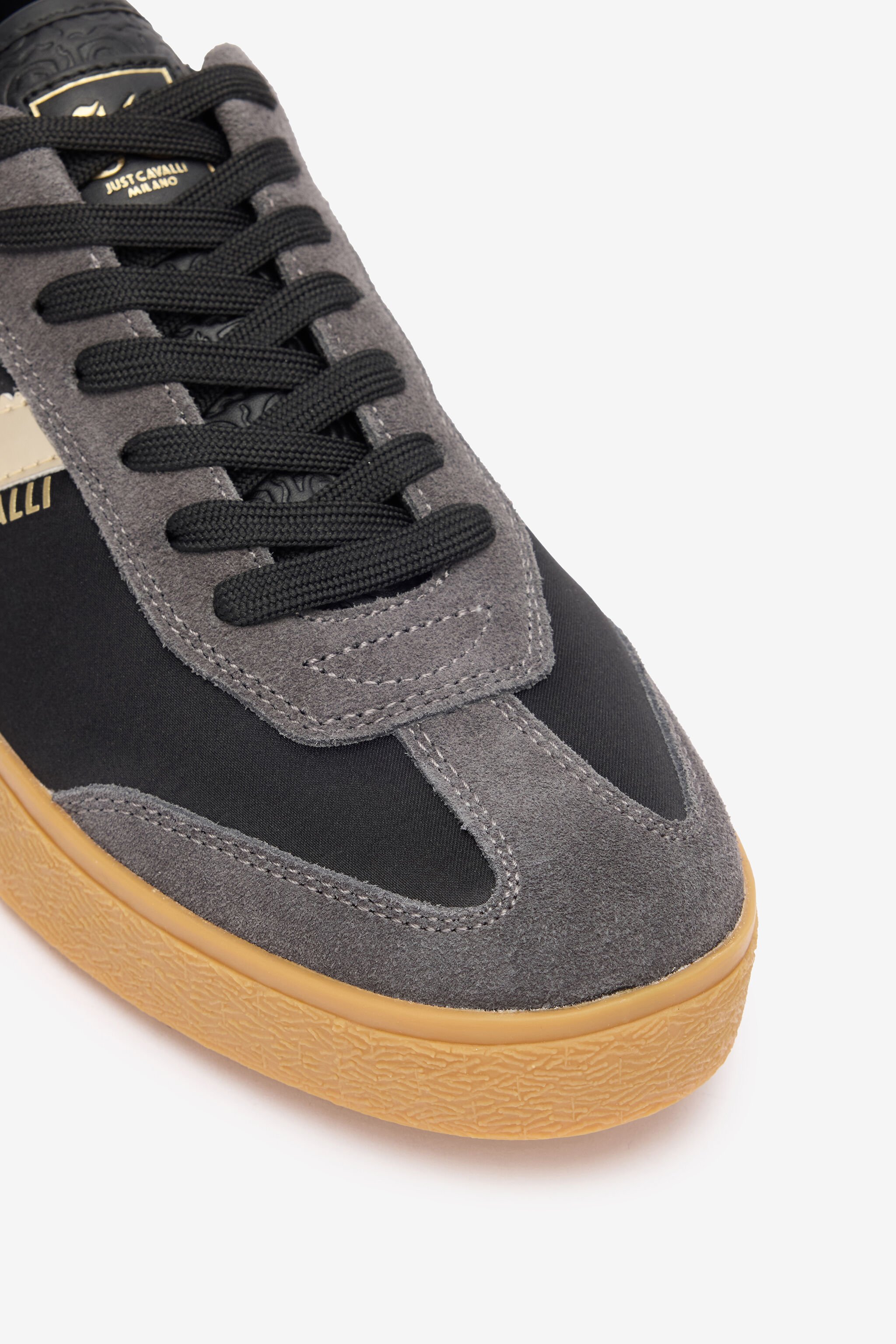 JC Sneakers Avec Contrefort Zèbre Black SFS063-SF309