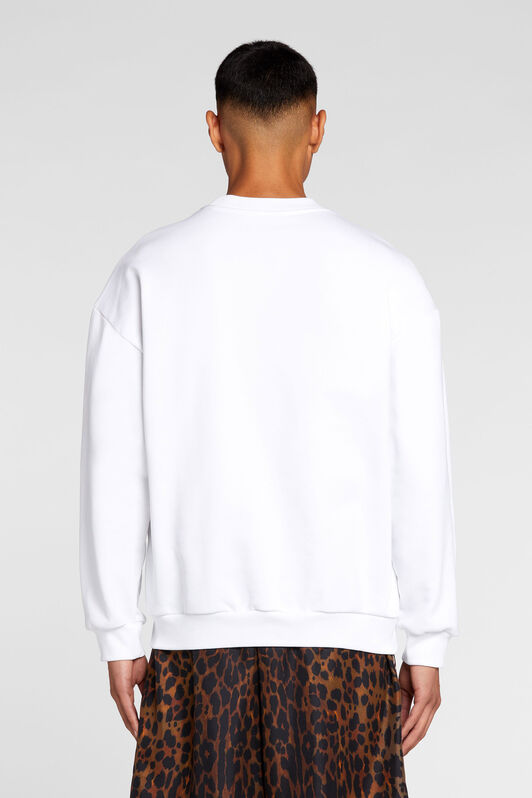 RC Sudadera de algodón con logo bordado Blanco ORT67A-CF050