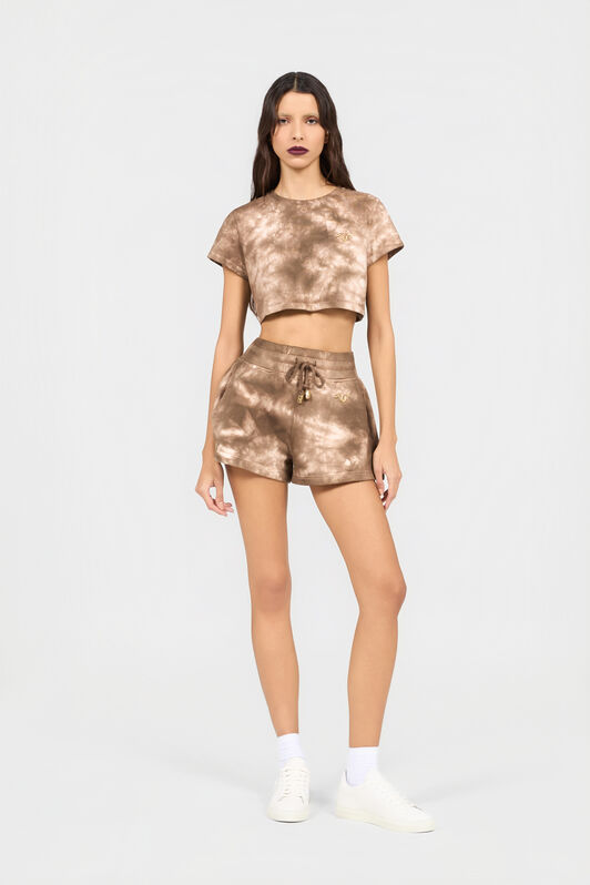 RC T-shirt mit Tie-Dye-Motiv NATURAL XQT63C-JD029