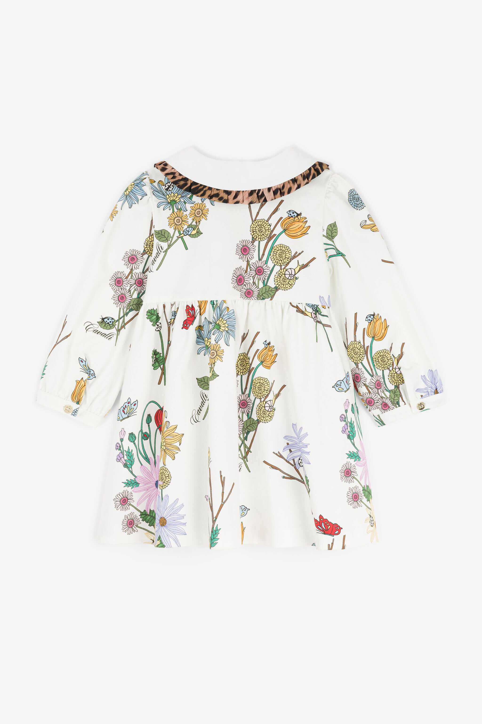 JU Floral-Print Dress White RJT10E-FMH89