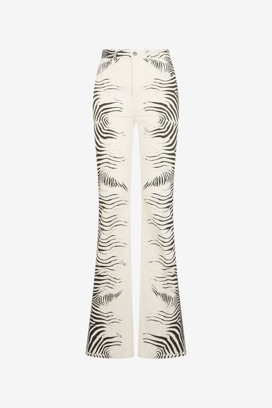RC Zebra Print Jeans WHITE/BLACK ZEBRA SOJ20S-DL008