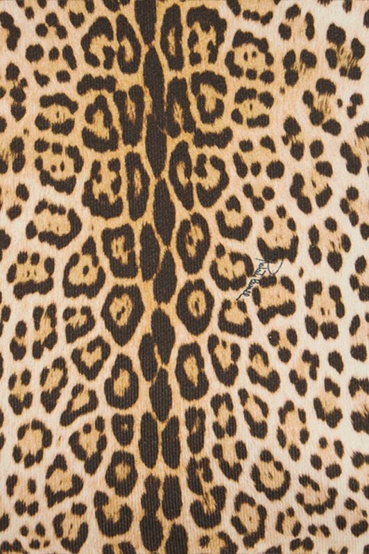 JU Felpa Con Cappuccio E Stampa Jaguar Skin Marrone chiaro UJT69H-5OO52