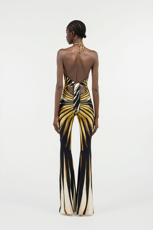 RC Ray Of Gold Print Jumpsuit GIALLO VKT128-LNM33