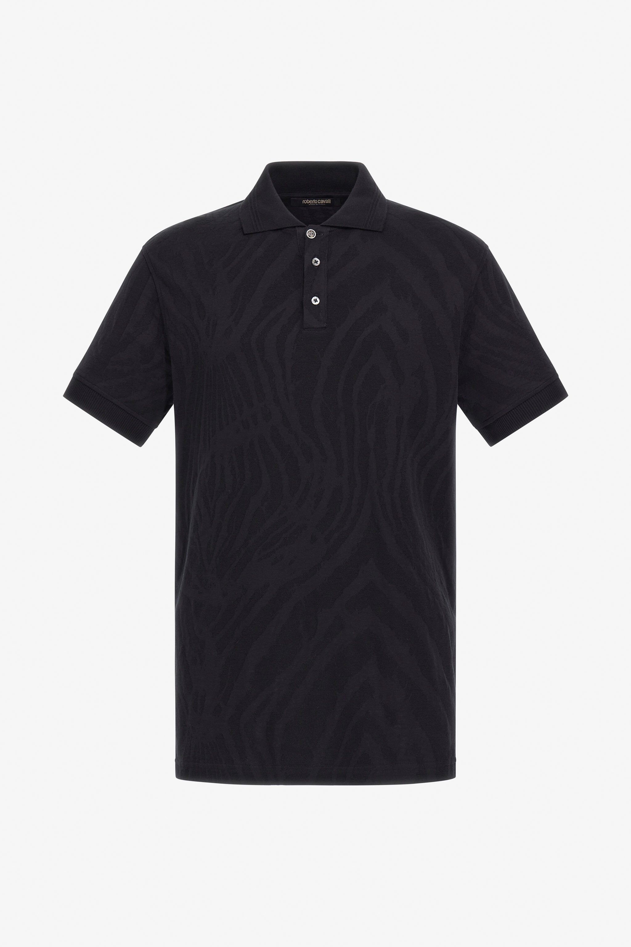RC Freedom Print Polo Shirt Black TRT64D-KB013