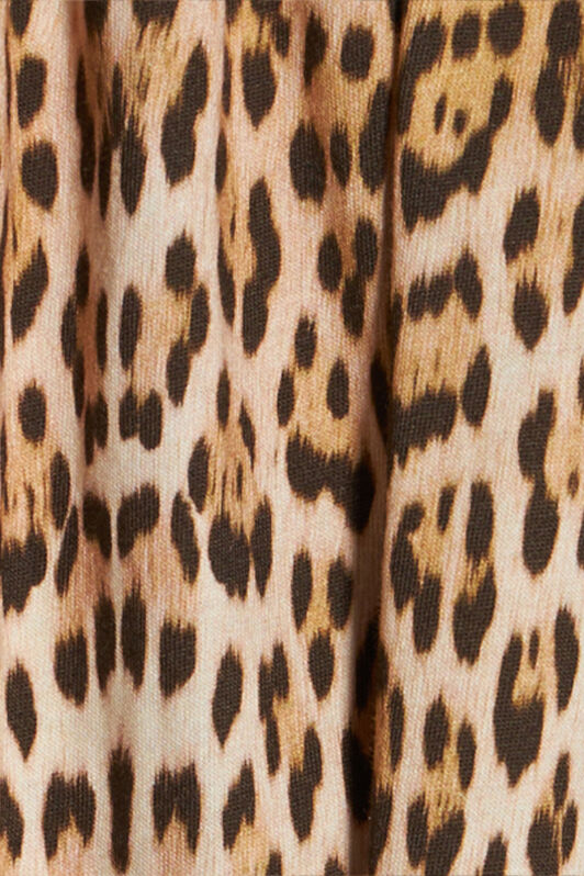 JU Vestido De Algodón Con Falda Jaguar Skin MILKY/NATURAL UJT10K-JD001