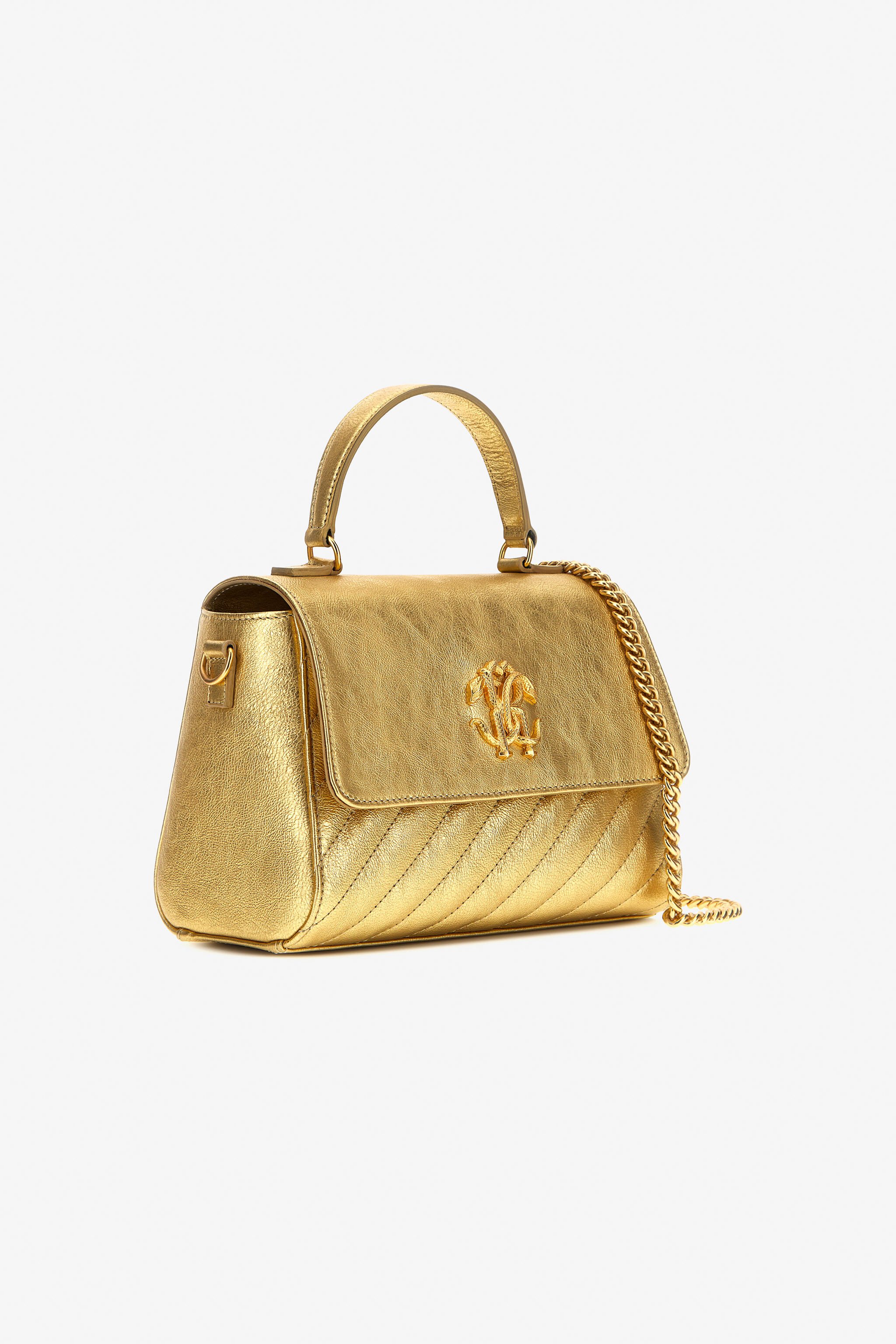 RC Mirror Snake Shoulder Bag Gold NOB00A-PZ297
