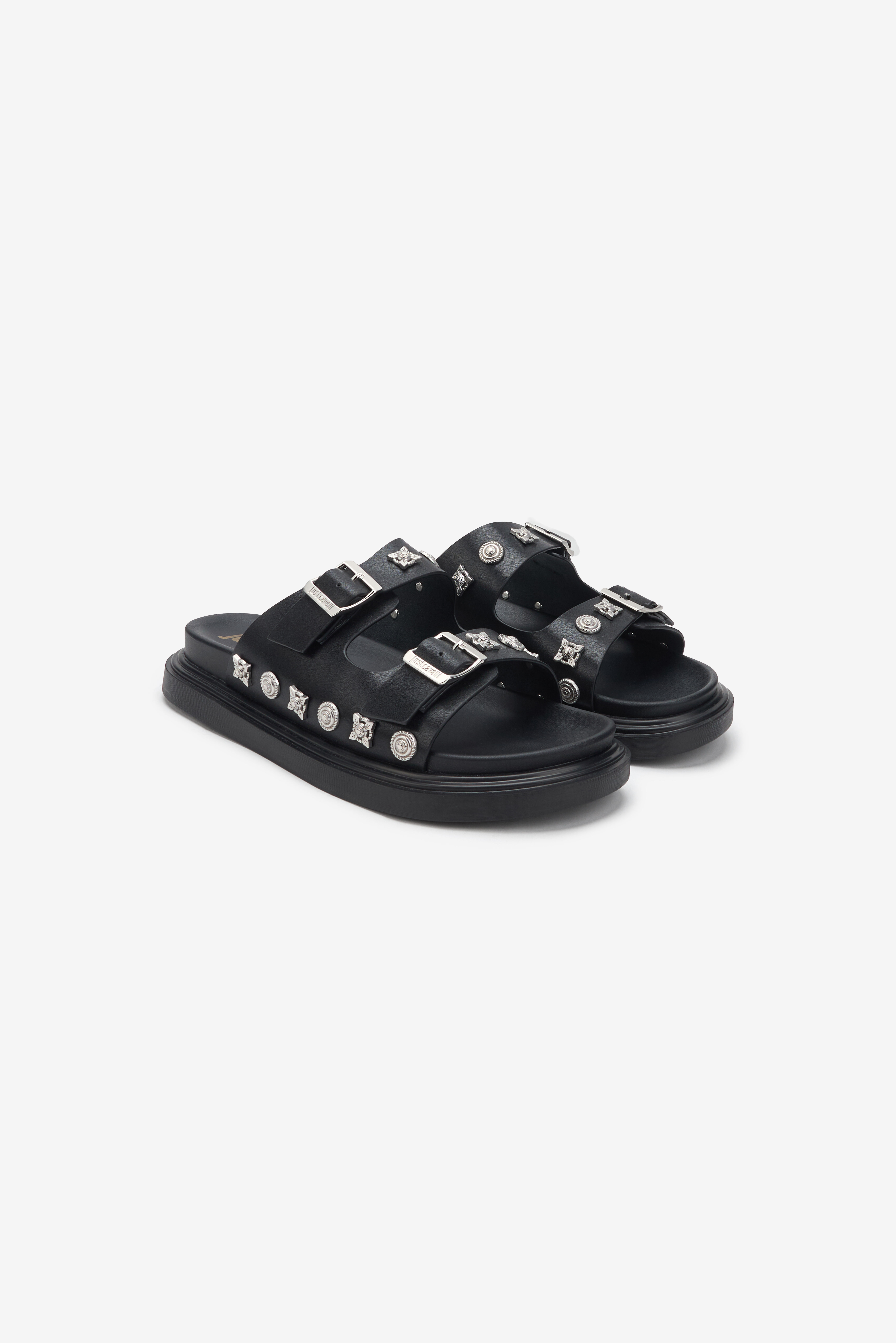 JC Black Summer Sandals BLACK WFS039-WF247