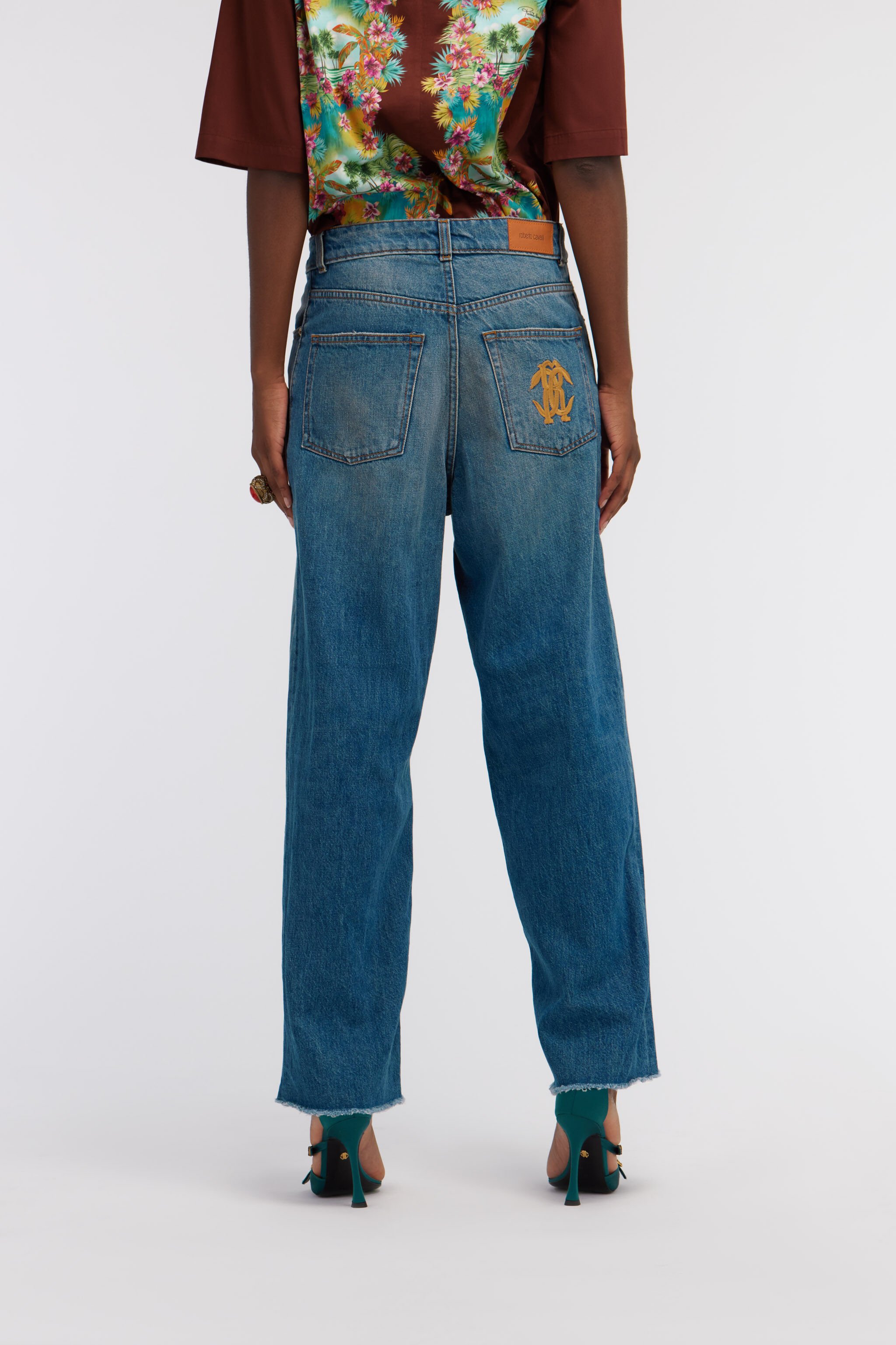 RC Wide leg jeans Dark blue SKJ206-VT001
