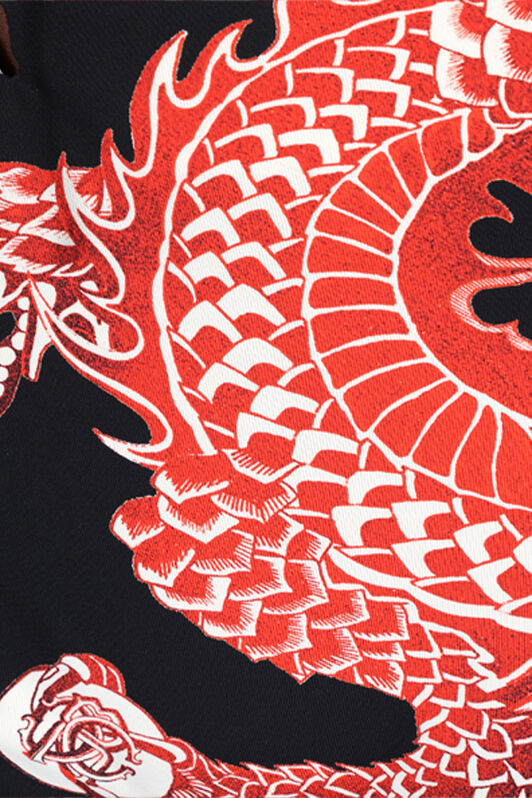 RC Jumpsuit with All-Over Dragon Print RC Jumpsuit with All-Over Dragon Print Black/Red VQT197-LNP75