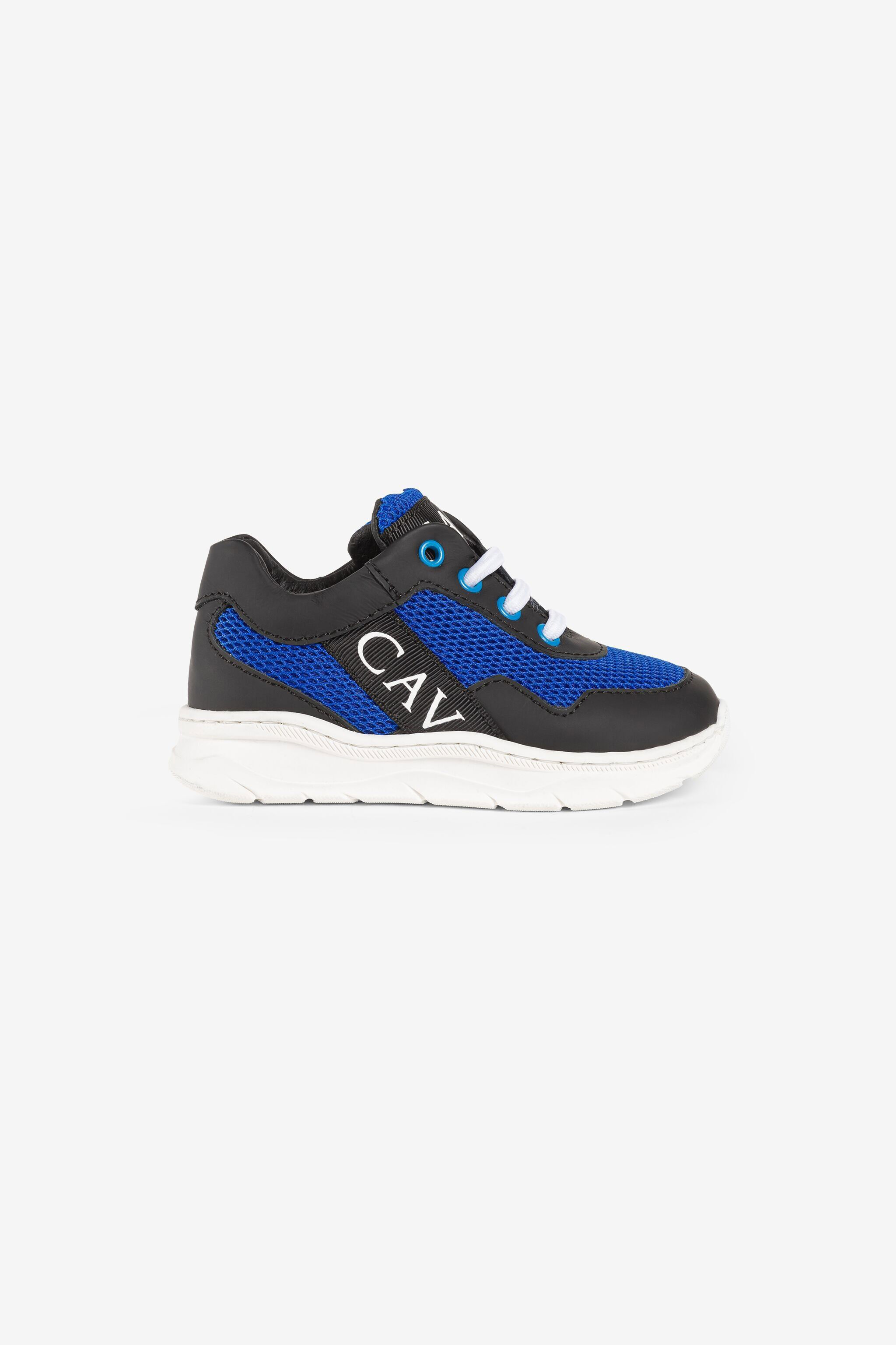 JU Sneakers con logo Blu PJS057-FG003