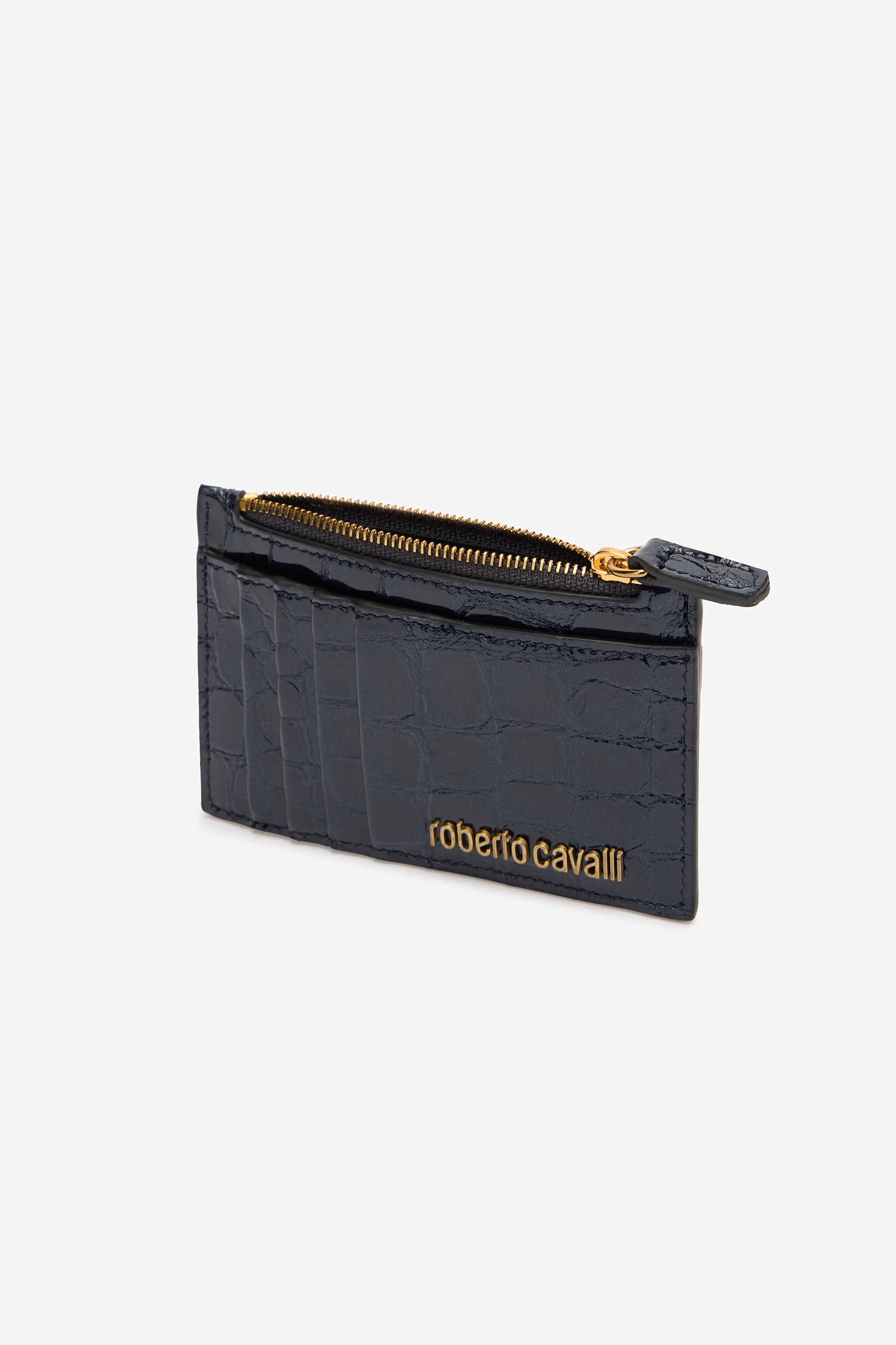 RC Coin Purse With Crocodile Print Dark blue TKA005-PZE01