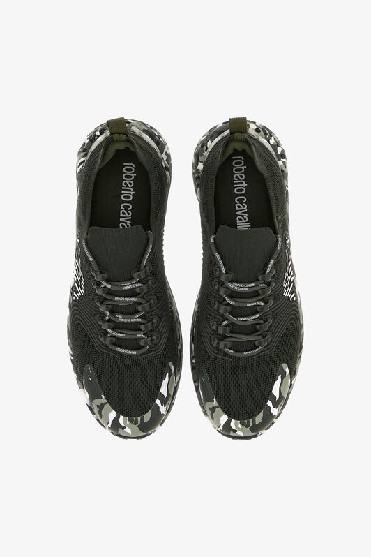 RC Sneakers with Monogram Mirror Snake RC Sneakers with Monogram Mirror Snake Dark green JSS02A-FT003