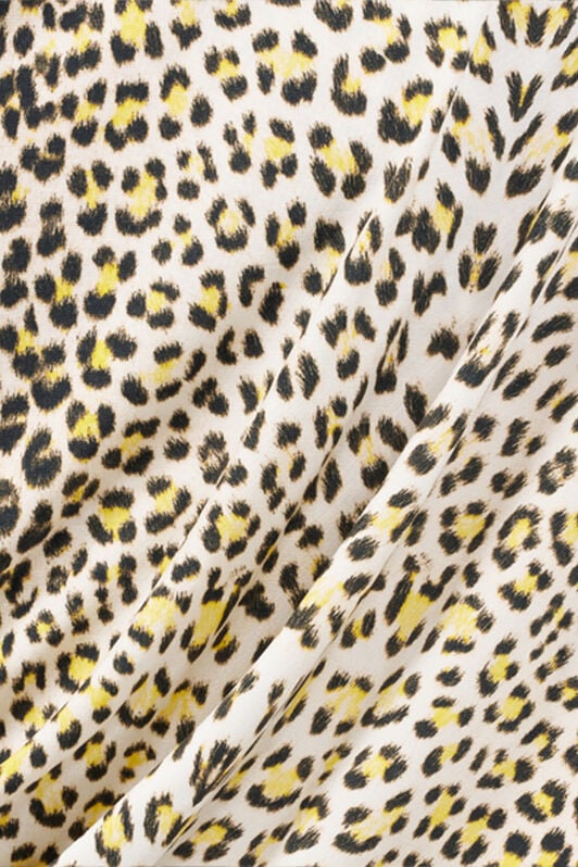 RC Asymmetric Dress with Pop Jaguar Print YELLOW/BLACK WQT121-LNR30