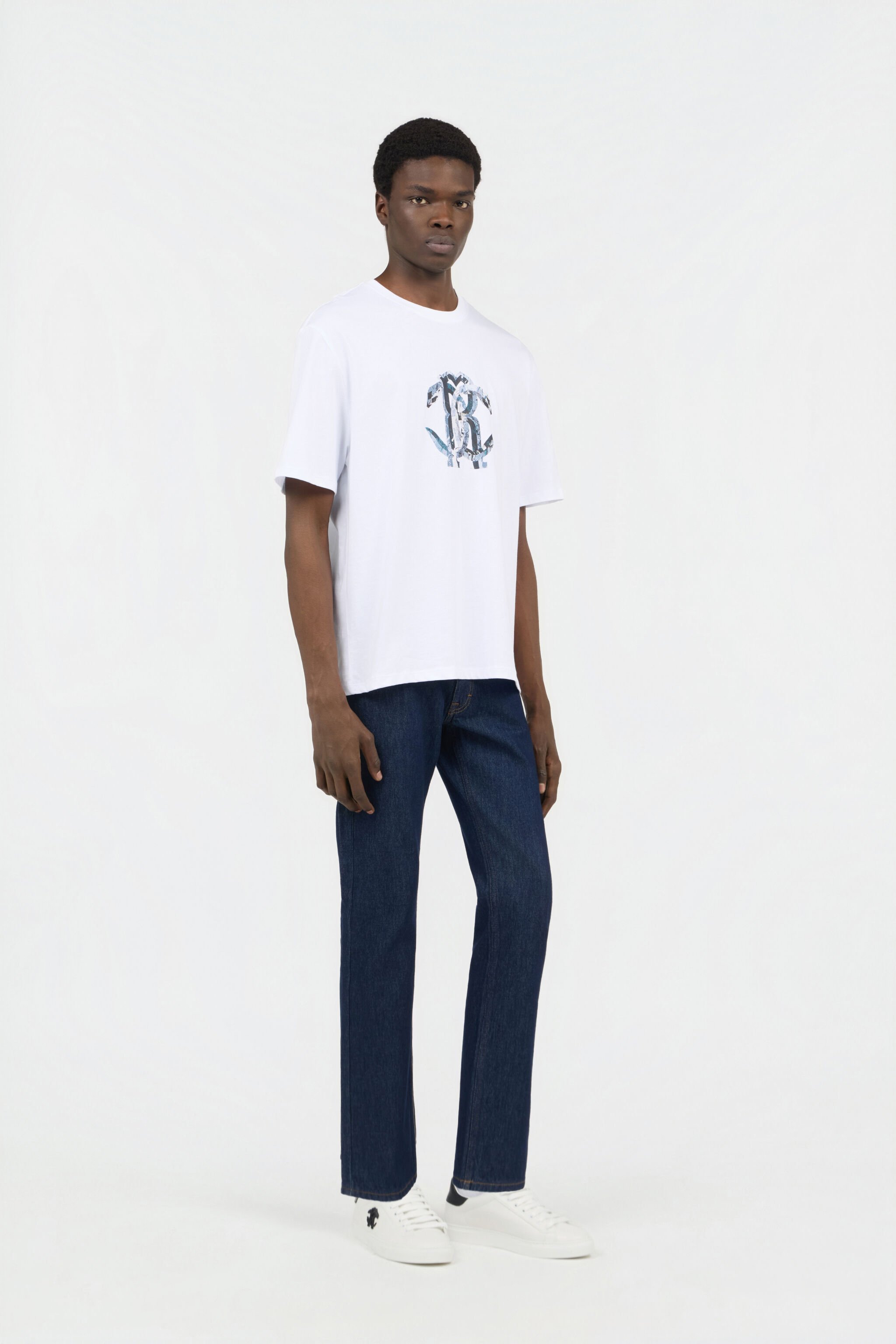 RC White T-shirt with Logo WHITE SOT60G-JD001