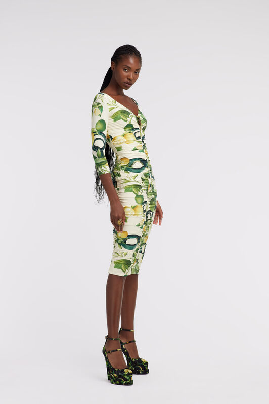 RC Lemon print Dress RC Lemon print Dress Marfil SKT133-LNI89