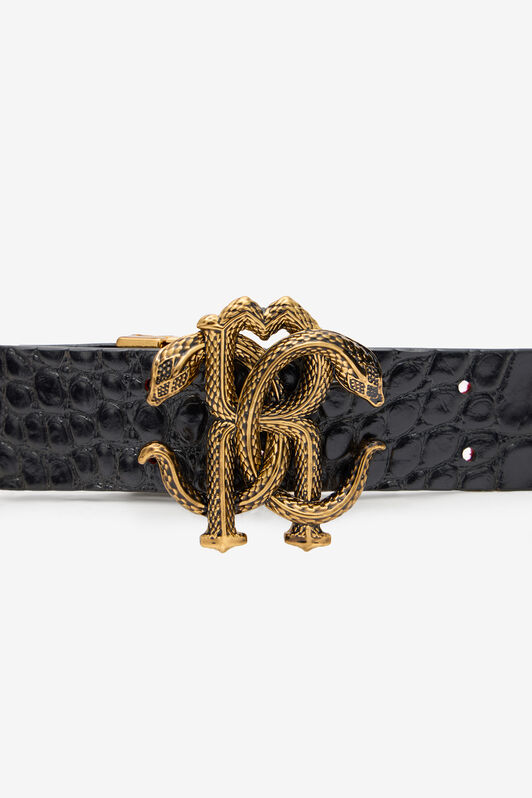 RC Reversible Belt with Mirror Snake Monogram RC Reversible Belt with Mirror Snake Monogram Rouge VKC007-PZ579