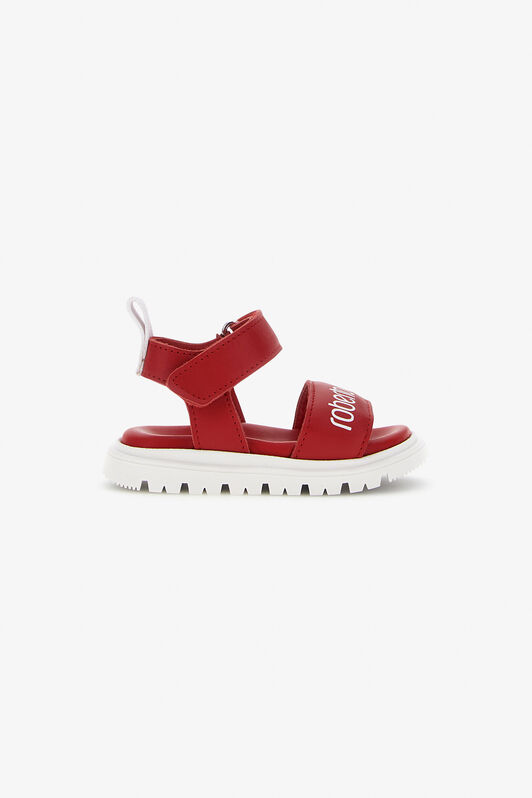 JU RC Logo Sandals JU RC Logo Sandals RED/WHITE SJS00F-PZJ02
