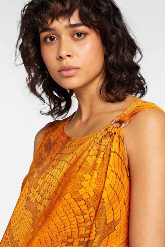 JC Just Cavalli Python-Print Dress 185S-185S IQLSGR-ISE4G