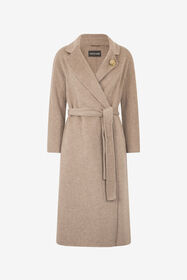 ${brand} Cappotto Marrone in Lana e Cashmere ${colorDescription} ${masterID}