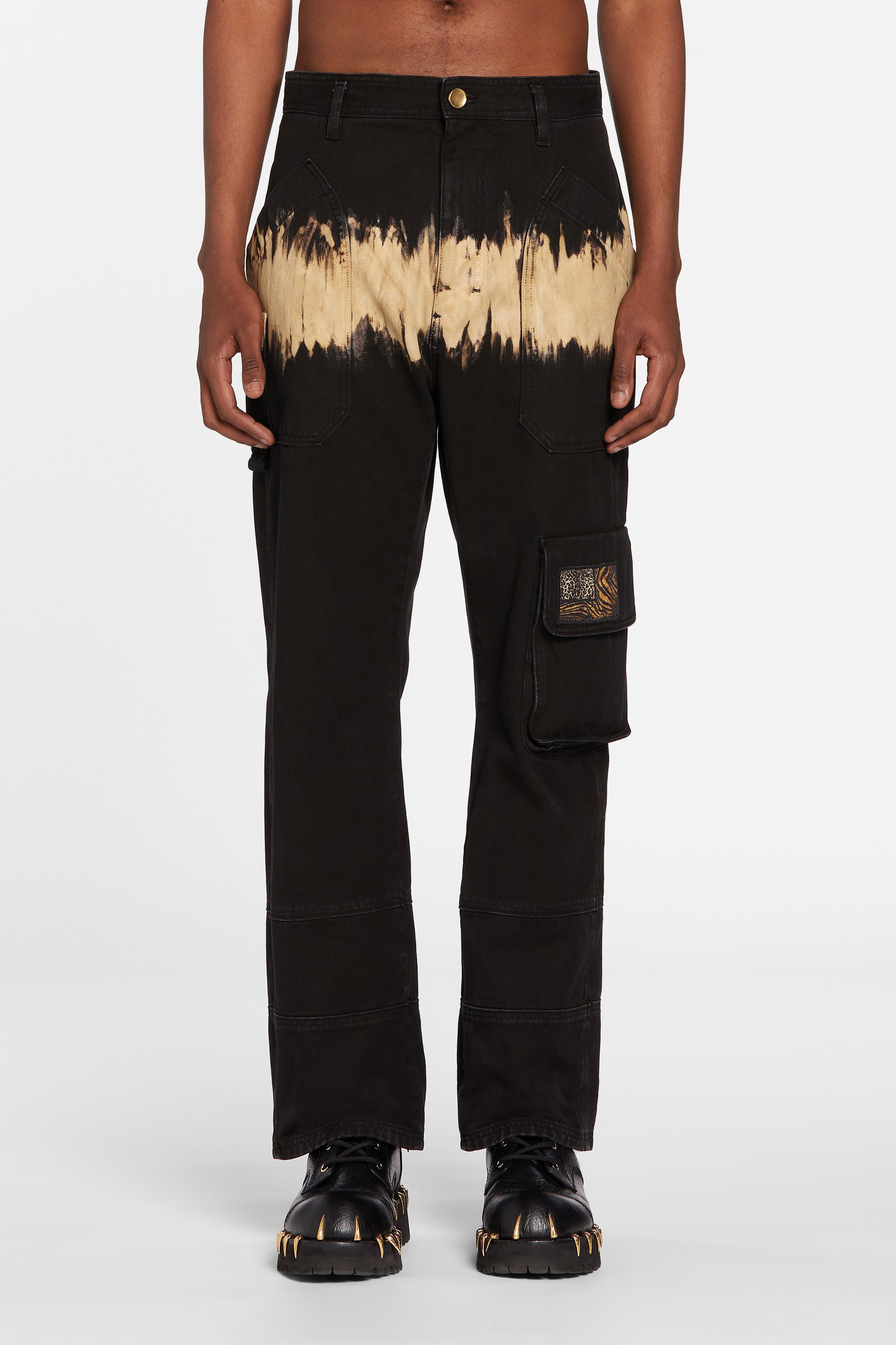 RC Trousers BLACK/PEANUT BUTTER NNJ233-KS003
