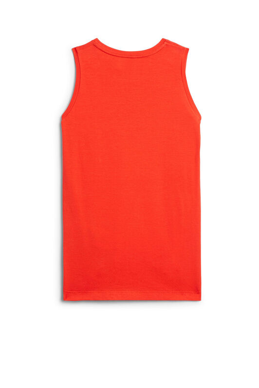 JU Crystal RC logo vest RED IJT604-JV025