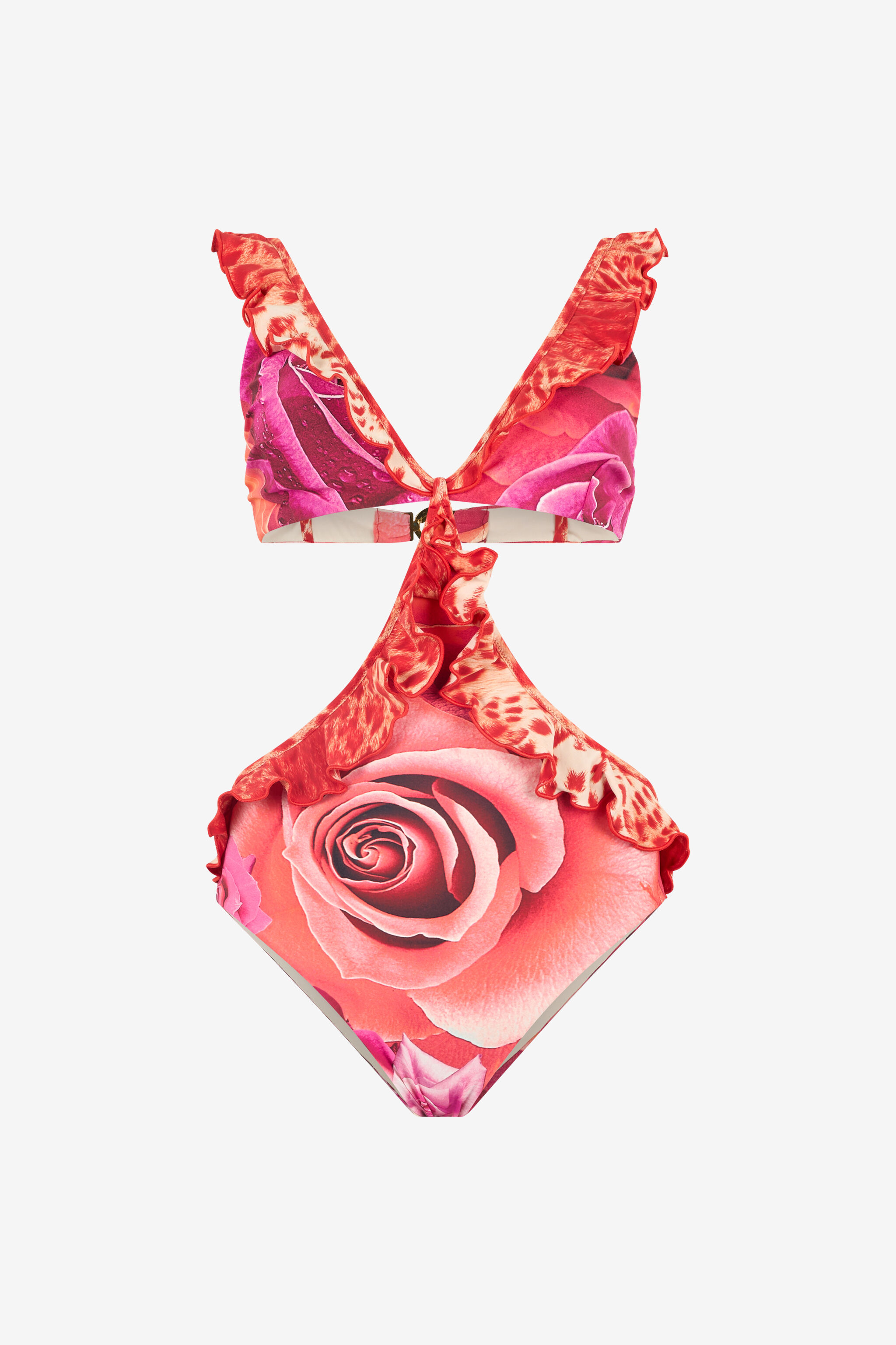 RC Trikini Garden Rose Und Cheetah Skin Fuchsia UKW008-HVN75