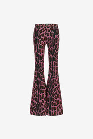 ${brand} Flared jeans with Leopard print ${colorDescription} ${masterID}