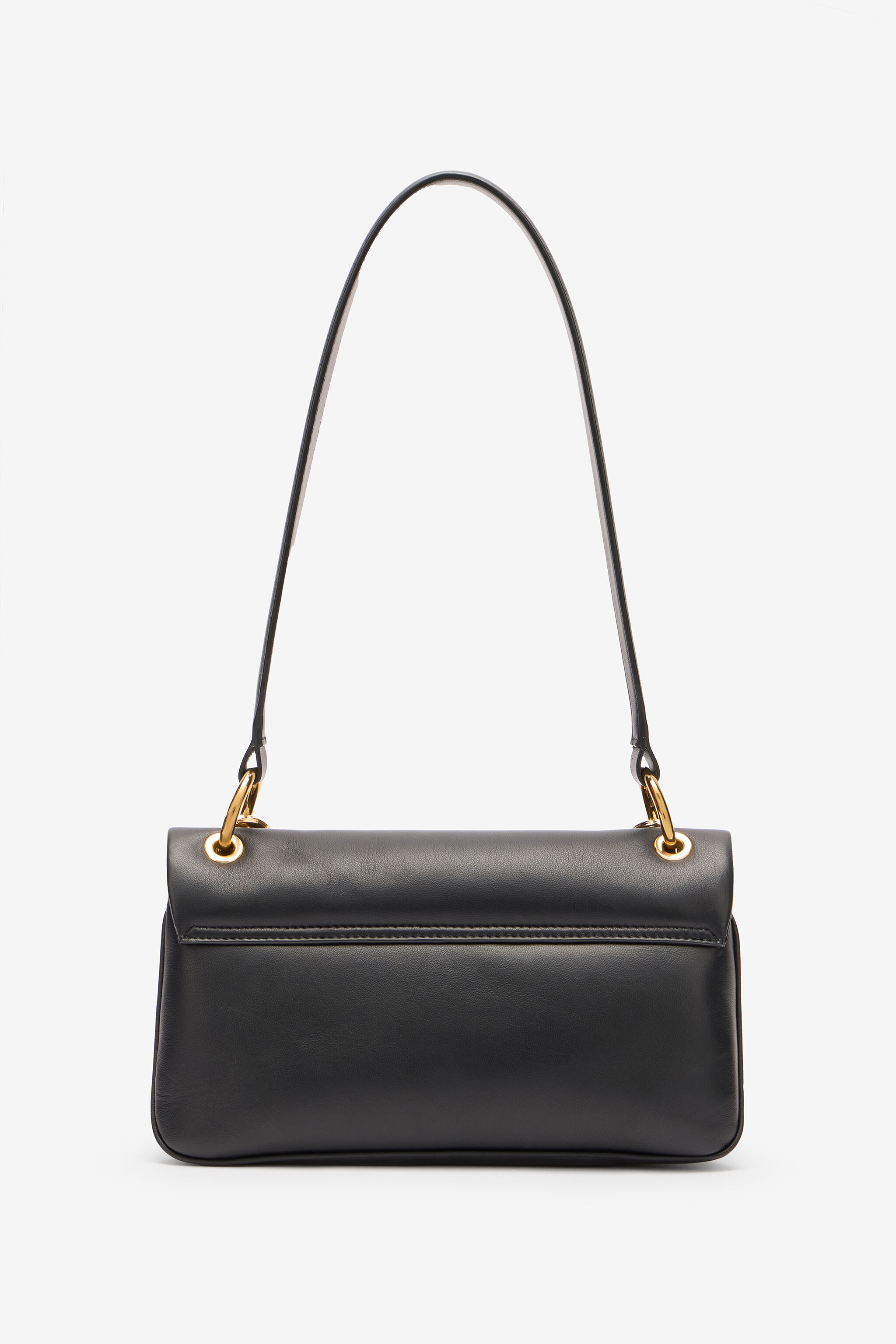 RC Shoulder Bag with Chain and Charm Black VKB015-PNE02
