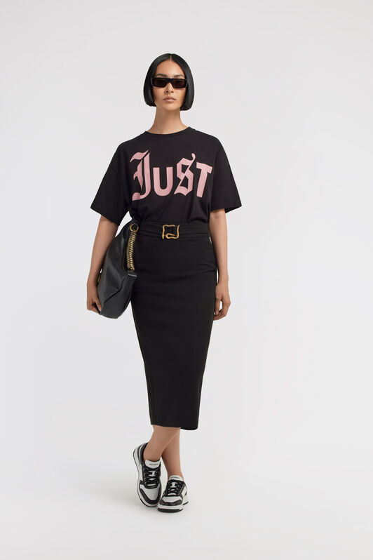 JC T-shirt Just Cavalli Nero TFT097-TF153