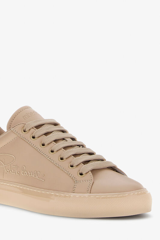 RC Sneakers with Signature Light Brown SKS034-PZA45
