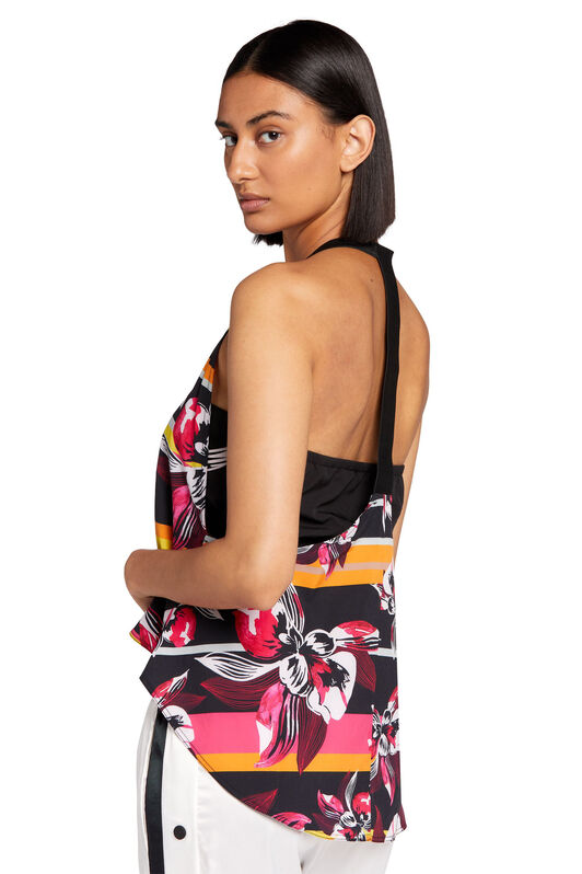 UG Floral-Print Halterneck Top YELLOW/PURPLE/MULTIC IYY05T-HVP51