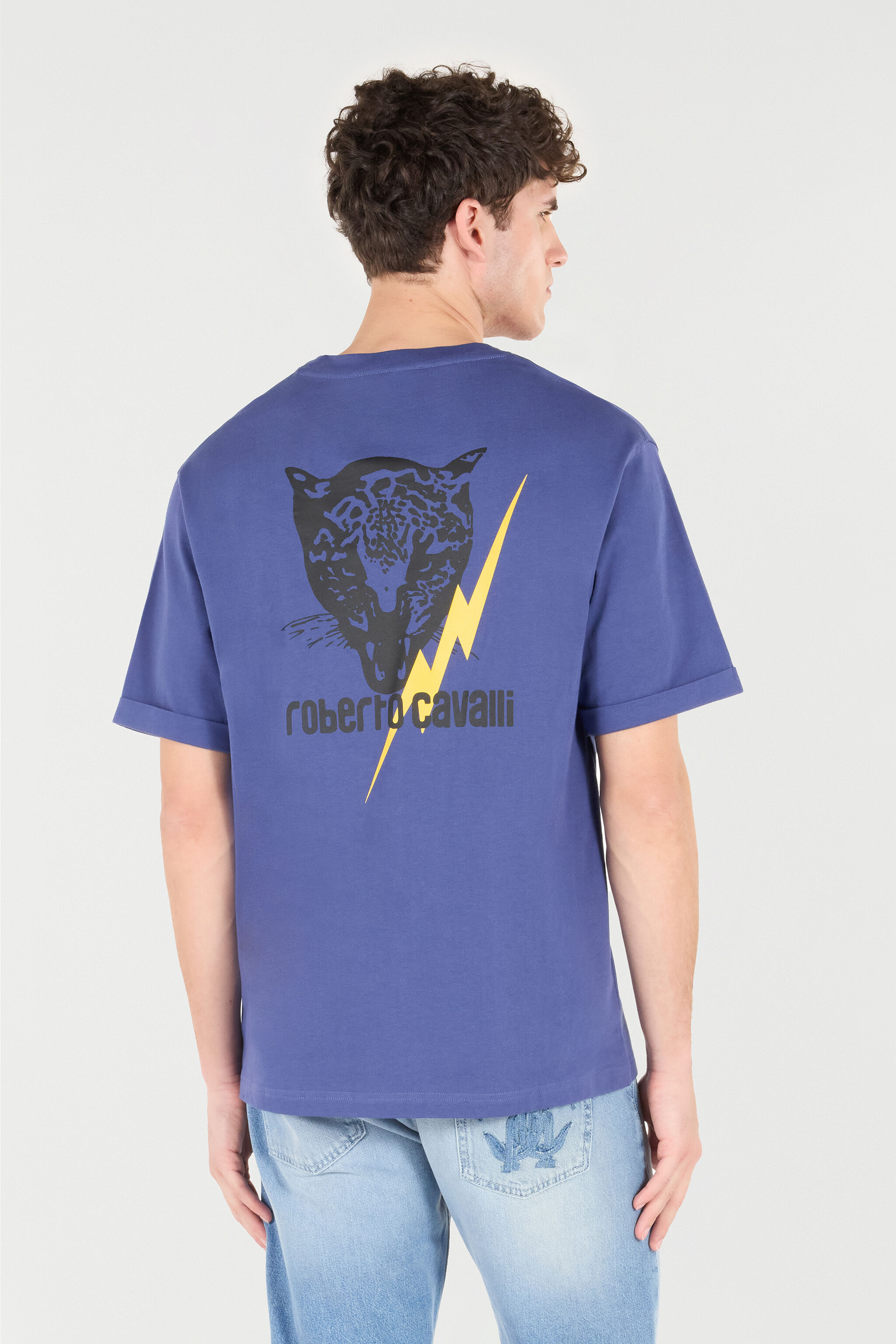RC T-Shirt Con Stampa E Logo NAVY POT62B-JD060