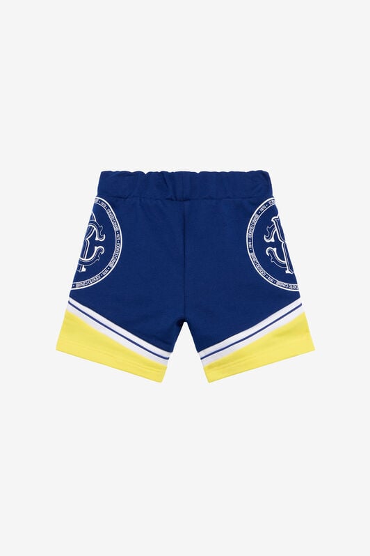 JU Color-Block-Shorts Mit Monogram RC BLUE/YELLOW TJT244-CF050