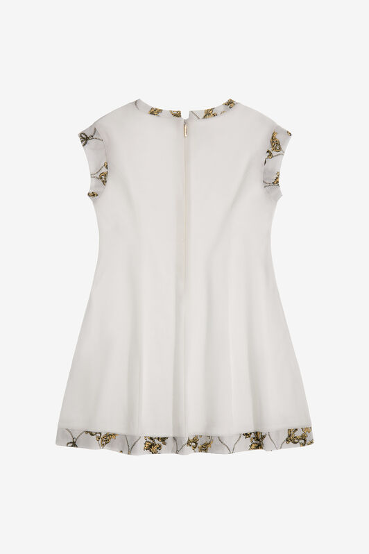 JU RC Monogram dress White SJT130-KB003