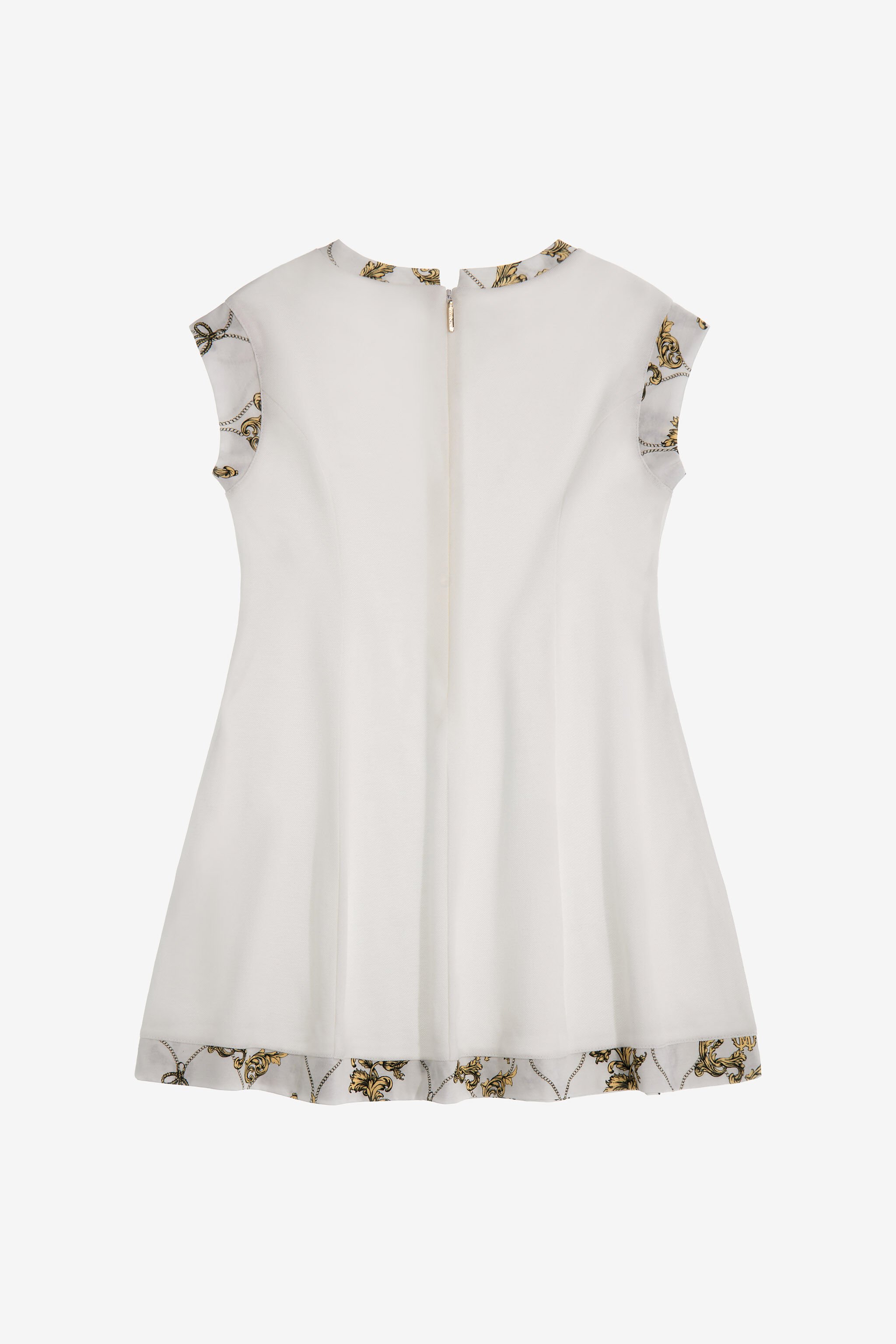 JU RC Monogram dress White SJT130-KB003