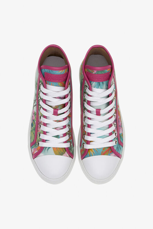 RC Hawaii print sneakers Bleu clair SKS035-5TL63