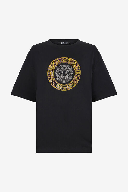 JC Man Cotton T-Shirt BLACK RRT916-RR178