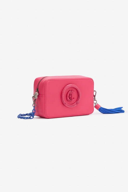 JC Bag With Snake And JC Monogram Fuchsia SFB260-SF758