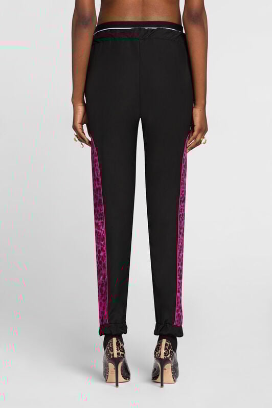 RC Printed-panel track pants Black QKT25A-2TF49