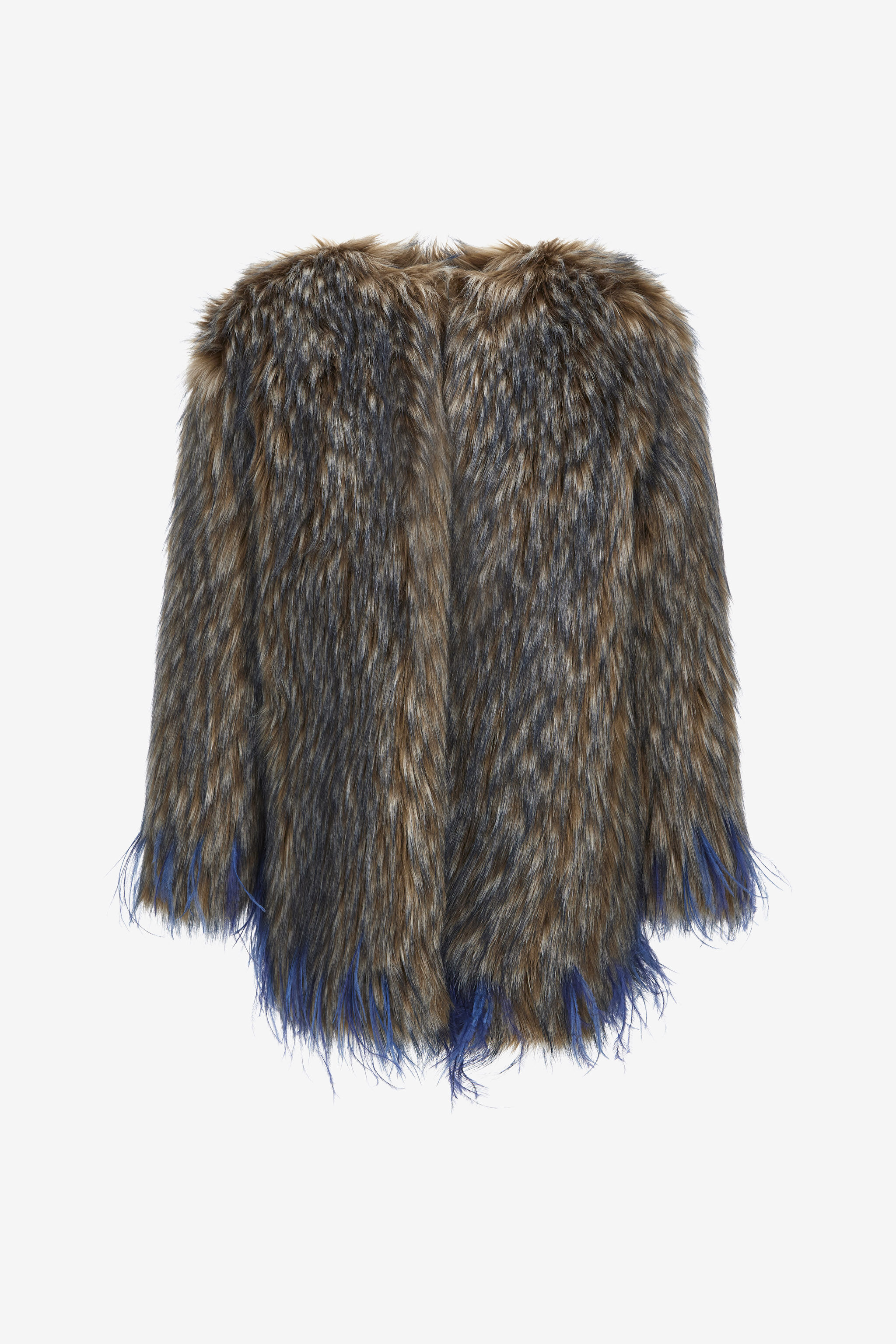 RC Faux fur with inserts Grey RWR503-FY036