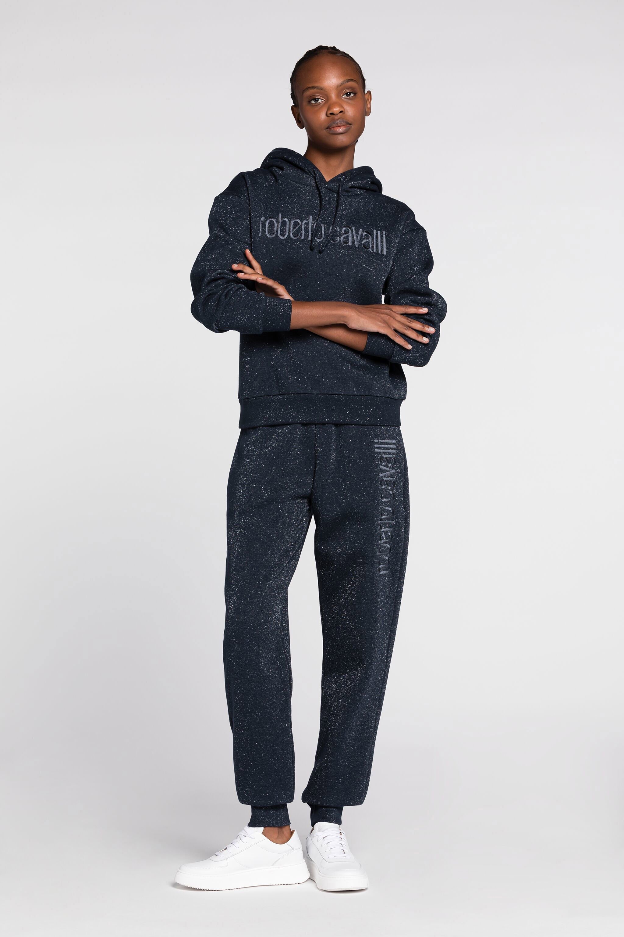 RC Logo-Embroidered Sweatpants Dark blue JST23A-CF028
