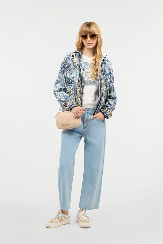 JC Culotte-Jeans Mit Heller Waschung Hellblau UFJ011-UF138