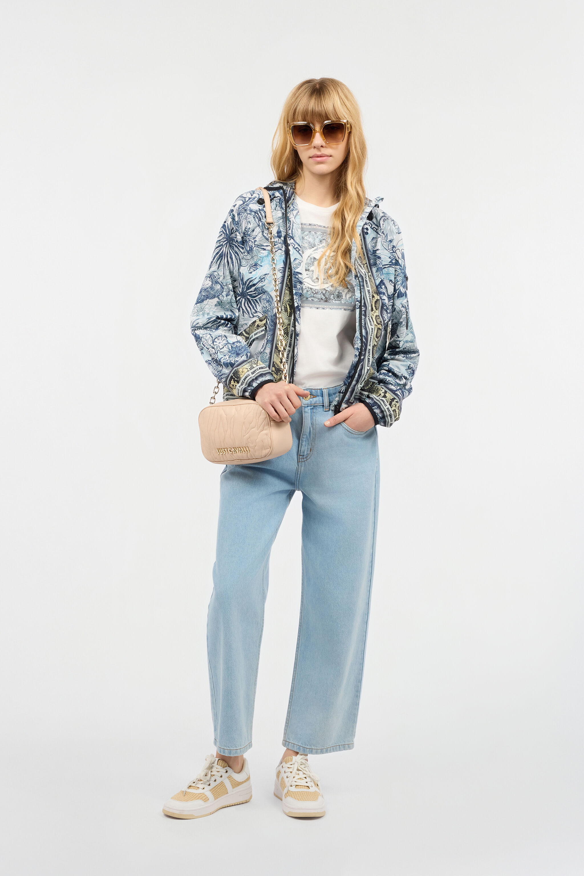 JC Culotte-Jeans Mit Heller Waschung Hellblau UFJ011-UF138