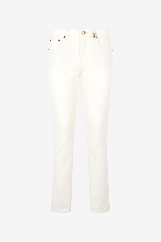 RC Pantalon À Imprimé Python Et Breloque Blanc UKJ232-KGN53