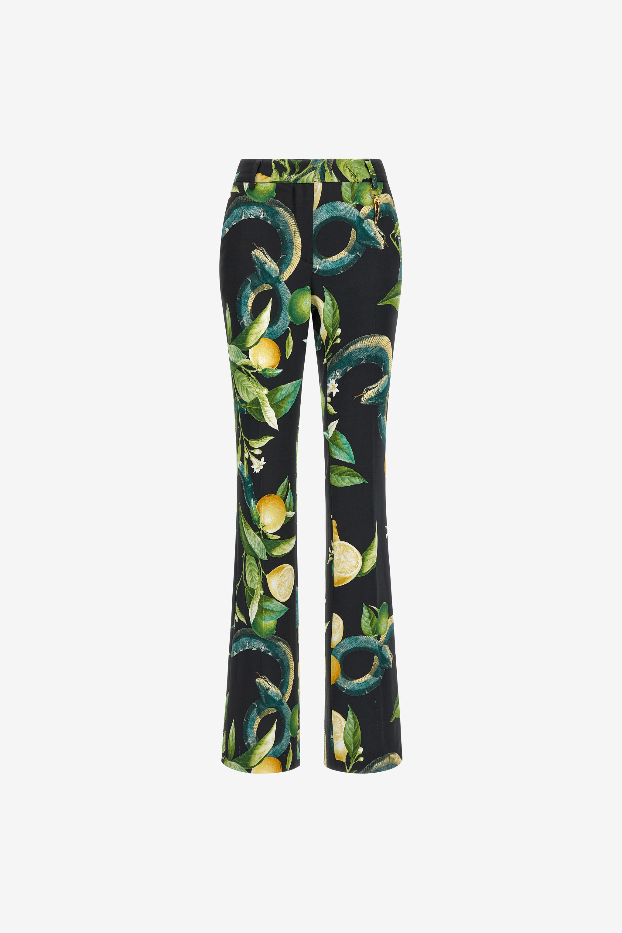 RC Tailored Lemon print trousers Black SKT207-ORI89