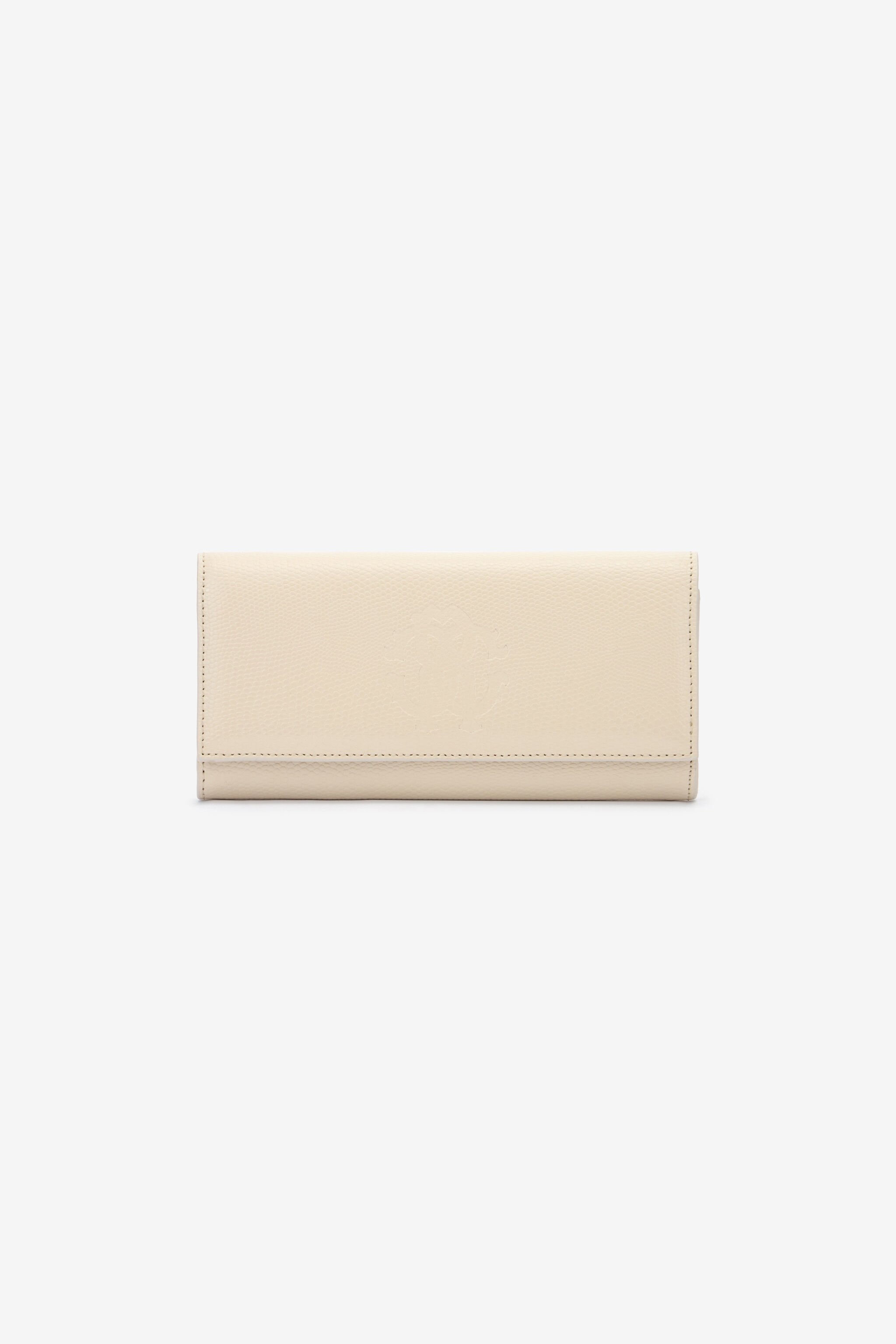 RC Wallet with flap and Monogram RC Ivory OOA00D-PZ015